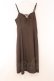 画像1: an another angelus / フロントレースアップロングキャミワンピース F ブラウン O-26-04-05-051-CA-OP-OW-OS (1)