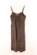 画像3: an another angelus / フロントレースアップロングキャミワンピース F ブラウン O-26-04-05-051-CA-OP-OW-OS (3)