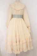 Little Dipper / Princess of Windsor長袖ワンピース  アイボリー（ラメ） O-26-04-05-006-LO-OP-OW-OS