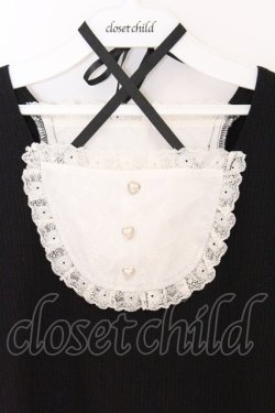 画像2: NOEMIE / チョーカー風レースアップカットソー M クロ×シロ O-26-04-05-054-LO-TO-OW-OS