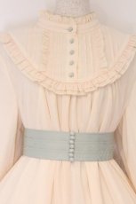 画像2: Little Dipper / Princess of Windsor長袖ワンピース  アイボリー（ラメ） O-26-04-05-006-LO-OP-OW-OS (2)
