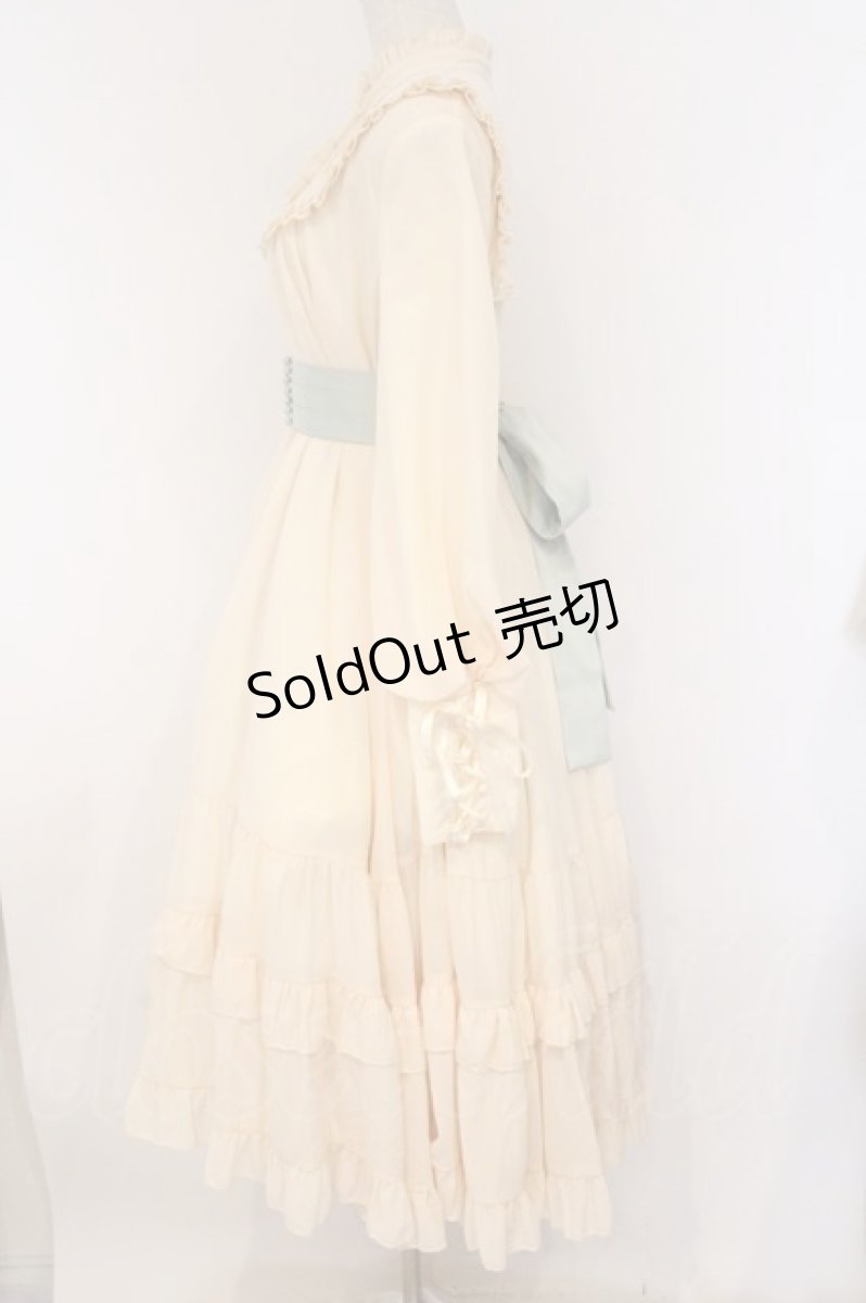 画像3: Little Dipper / Princess of Windsor長袖ワンピース  アイボリー（ラメ） O-26-04-05-006-LO-OP-OW-OS (3)