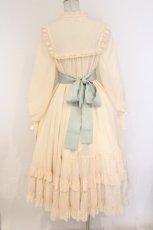 画像4: Little Dipper / Princess of Windsor長袖ワンピース  アイボリー（ラメ） O-26-04-05-006-LO-OP-OW-OS (4)