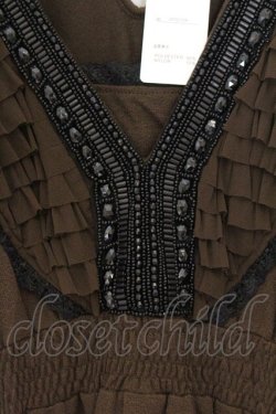 画像2: Rozen Kavalier / ビーズ配色チュニック  ブラウン O-26-04-05-064-OO-TO-OW-OS