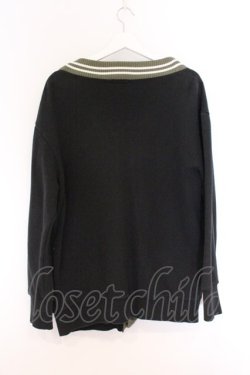 画像3: MILKBOY / MB CARDIGAN  ブラック×カーキグリーン O-26-04-05-066-MB-JA-OW-OS