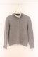 画像1: Jane Marple / Frill-trim turtleneck sweater　ニットプルオーバー M グレー O-26-04-05-068-JM-TO-OW-OS (1)