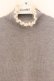画像2: Jane Marple / Frill-trim turtleneck sweater　ニットプルオーバー M グレー O-26-04-05-068-JM-TO-OW-OS (2)