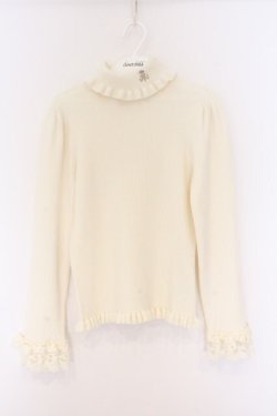 画像1: m petit by misako / TT*MSKTNソデレース M アイボリー O-26-04-05-069-LO-TO-OW-OS