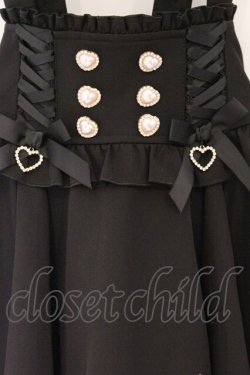 画像2: LIZ LISA / レースアップサスペンダー付スカパン 0 クロ O-26-04-05-074-LO-SK-OW-OS