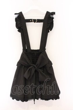 画像3: LIZ LISA / レースアップサスペンダー付スカパン 0 クロ O-26-04-05-074-LO-SK-OW-OS