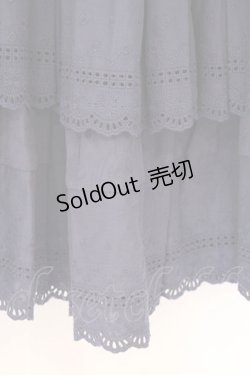 画像2: Sheglit / フラワーブーケのレーススカート  ネイビー O-26-04-05-077-EL-SK-IG-OS