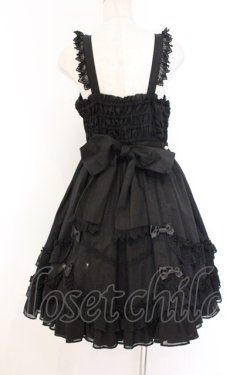 画像4: Angelic Pretty / メアリーロマンスDollジャンパースカート  クロ O-26-04-05-078-AP-OP-IG-OS
