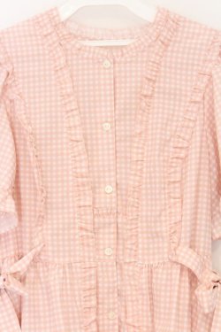 画像2: アトリエ小町 / 小町ワンピース  夕映え(ギンガムチェック) O-26-04-05-085-LO-OP-IG-OS