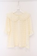 m petit by misako / AOKレースブラウス L アイボリー O-26-04-05-093-LO-BL-IG-OS