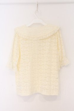 画像3: m petit by misako / AOKレースブラウス L アイボリー O-26-04-05-093-LO-BL-IG-OS