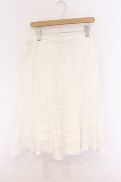 画像1: Franche Lippee / コットンタックスカート  シロ O-26-04-05-094-LO-SK-IG-OS