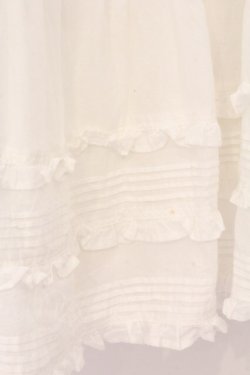 画像2: Franche Lippee / コットンタックスカート  シロ O-26-04-05-094-LO-SK-IG-OS