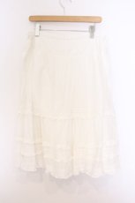 画像3: Franche Lippee / コットンタックスカート  シロ O-26-04-05-094-LO-SK-IG-OS (3)