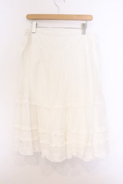 画像3: Franche Lippee / コットンタックスカート  シロ O-26-04-05-094-LO-SK-IG-OS