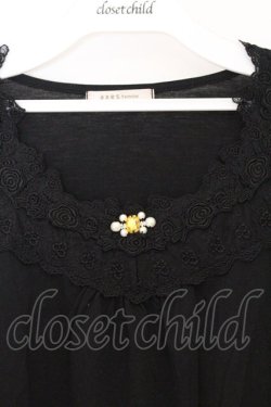 画像2: axes femme / 袖口2WAYインナーPO L クロ O-26-04-05-010-AX-TO-IG-OS