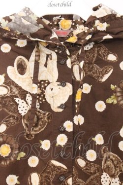 画像2: PINK HOUSE / マーガレットテディフードブラウス  ブラウン O-26-04-05-101-LO-BL-IG-OS