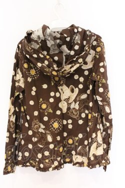 画像3: PINK HOUSE / マーガレットテディフードブラウス  ブラウン O-26-04-05-101-LO-BL-IG-OS