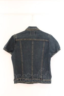 画像3: PINK HOUSE / 半袖デニムジャケット  インディゴ O-26-04-05-104-LO-JA-IG-OS