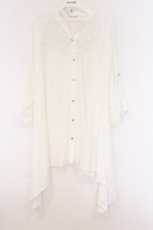 画像1: axes femme / イレヘムシャツチュニ  シロ O-26-04-05-108-AX-BL-IG-OS (1)