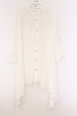 画像1: axes femme / イレヘムシャツチュニ  シロ O-26-04-05-108-AX-BL-IG-OS