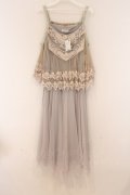 axes femme / レース重ねワンピース M グレー O-26-04-05-112-AX-OP-IG-OS