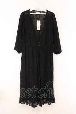 画像1: axes femme / 総レースガウン  クロ O-26-04-05-114-AX-TO-IG-OS