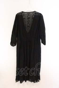 画像3: axes femme / 総レースガウン  クロ O-26-04-05-114-AX-TO-IG-OS