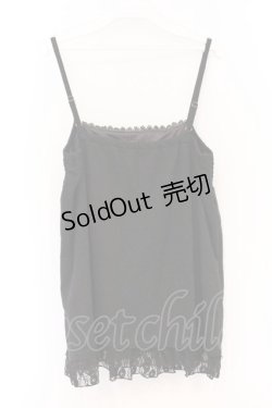 画像3: axes femme / ジャガードセミアウターキャミ  クロ O-26-04-05-014-AX-TO-IG-OS