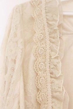 画像2: axes femme / レーシーボレロ  アイボリー O-26-04-05-021-AX-TO-IG-OS