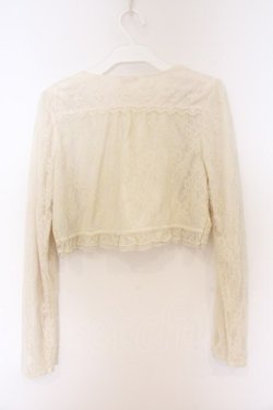 画像3: axes femme / レーシーボレロ  アイボリー O-26-04-05-021-AX-TO-IG-OS