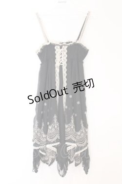 画像1: axes femme / シャーリング2WAYスカート  クロ×ベージュ O-26-04-05-024-AX-TO-IG-OS