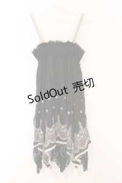 画像3: axes femme / シャーリング2WAYスカート  クロ×ベージュ O-26-04-05-024-AX-TO-IG-OS