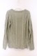 画像3: axes femme / ラメニケーブルニット  グリーン O-26-04-05-027-AX-TO-IG-OS (3)