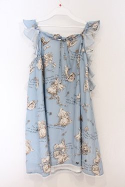 画像3: Stak Wish / アリス柄ジャンパースカート  サックス O-26-04-05-031-LO-OP-IG-OS