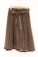 画像1: Fi.n.t / ロゴリボン付きプリーツチュールスカート  ブラウン O-26-04-06-031-CA-SK-IG-OS (1)