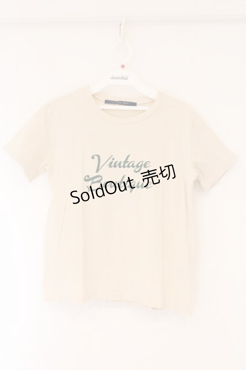 画像1: an another angelus / BoutiqueロゴT  ベージュ O-26-04-06-034-CA-TS-IG-OS (1)