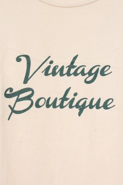 画像2: an another angelus / BoutiqueロゴT  ベージュ O-26-04-06-034-CA-TS-IG-OS