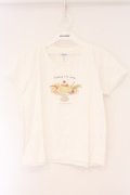 Fi.n.t / プリンアラモードTシャツ  シロ O-26-04-06-035-CA-TS-IG-OS