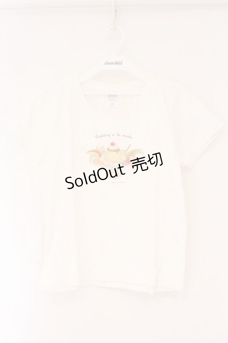 画像1: Fi.n.t / プリンアラモードTシャツ  シロ O-26-04-06-035-CA-TS-IG-OS (1)