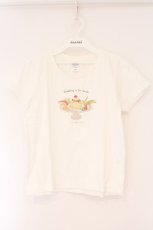 画像1: Fi.n.t / プリンアラモードTシャツ  シロ O-26-04-06-035-CA-TS-IG-OS (1)