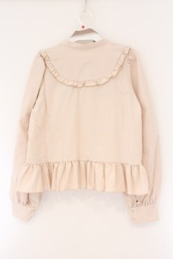 画像3: FLC / 皆方由衣コラボペプラムブラウス M アイボリー O-26-04-06-040-LO-BL-IG-OS