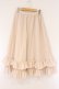 画像1: FLC / 皆方由衣コラボ/ティアードスカート M アイボリー O-26-04-06-041-LO-SK-IG-OS (1)