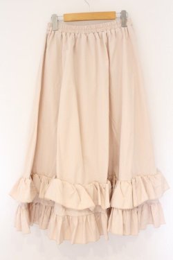 画像3: FLC / 皆方由衣コラボ/ティアードスカート M アイボリー O-26-04-06-041-LO-SK-IG-OS