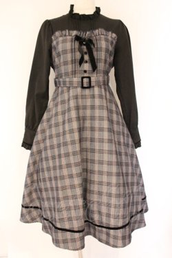 画像1: Amavel / 貴婦人ワンピース F グレーｘクロ O-26-04-06-044-CA-OP-YM-OS