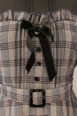 画像2: Amavel / 貴婦人ワンピース F グレーｘクロ O-26-04-06-044-CA-OP-YM-OS